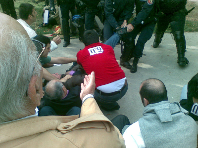 Altercation entre manifestants et autorités le 1er octobre 2009 à Paris