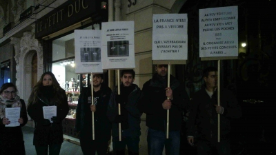 Communiqué de NAZARPEK Jeunesse HENTCHAKIAN : Protestation devant le Théatre Adyar de Paris
