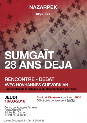SUMGAÏT 28 ANS DÉJÀ